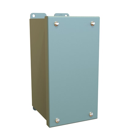 Hammond Screws Electrical Enclosures, 8 in H, 4-3/4 in D, 4 in W 1438C